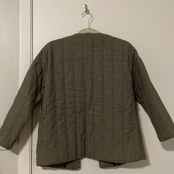 Zara Houndstooth Bomber jacket - Picture 2 of 3